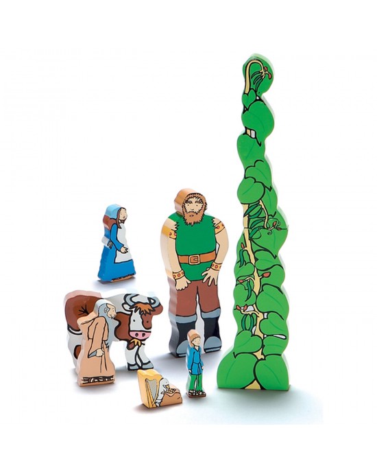 Jack and The Beanstalk Wooden Characters