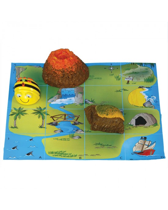 Exciting Adventures Await: Bee-Bot® and Blue-Bot® Treasure Island Mat
