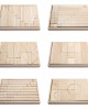 Wooden Unit Blocks 6 Trays Set #1 (18m - 5y)