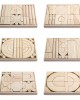Wooden Unit Blocks 6 Trays Set #2 (18m - 5y)