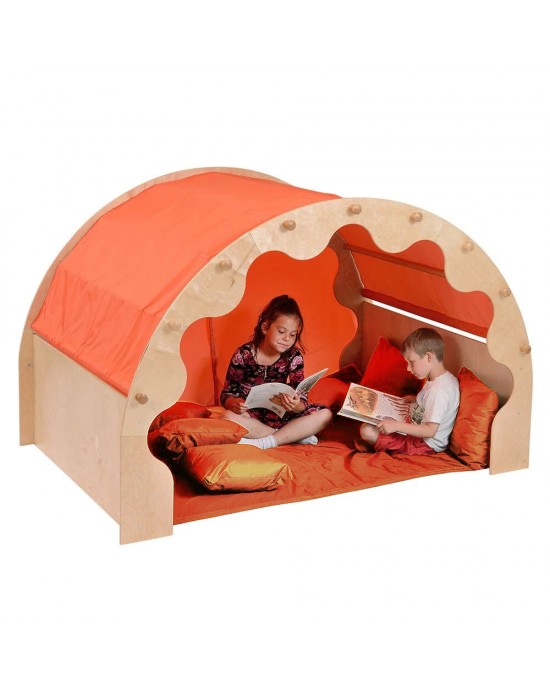 Play Pod & Canopy & 2 Sets of Curtains, 6 Scatter Cushions & Large Mat