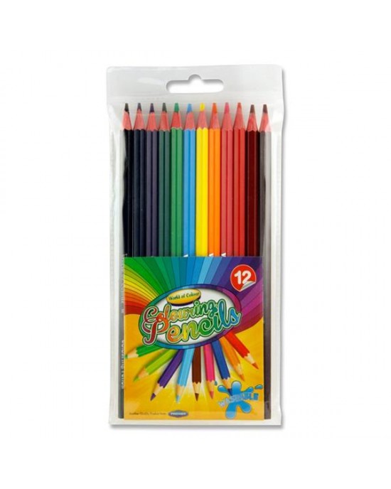 12 Full Size Colouring Pencils