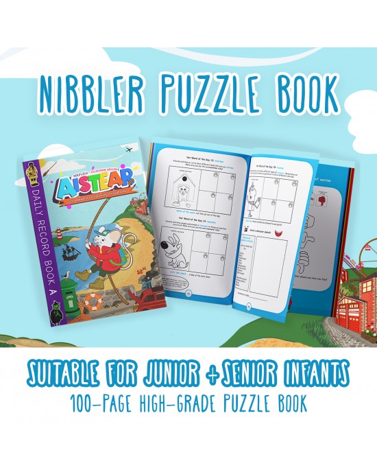 Nibblers Adventures Puzzle Book: Junior & Senior Infants