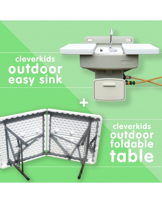 Multibuy - Outdoor Easy Sink & Foldable Table (Save €38)