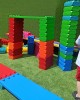 MEGGO Blocks Set (106pcs) (XL BLOCKS) (Plus 4 Shelves)