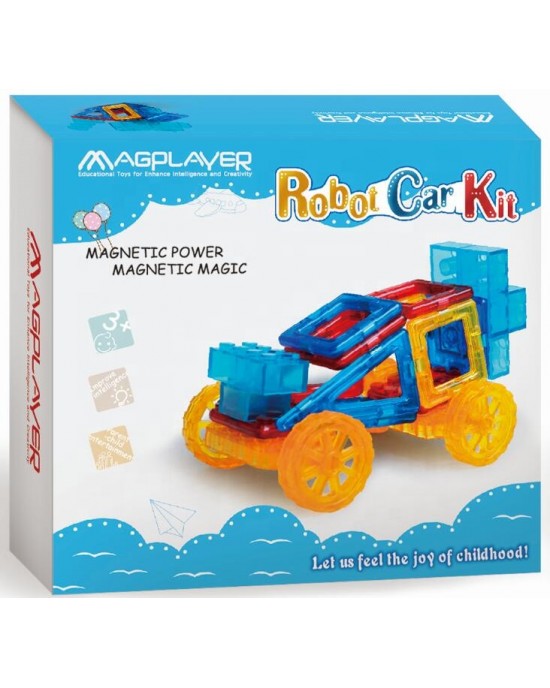 Magschool - 32 Piece Robot Car Kit