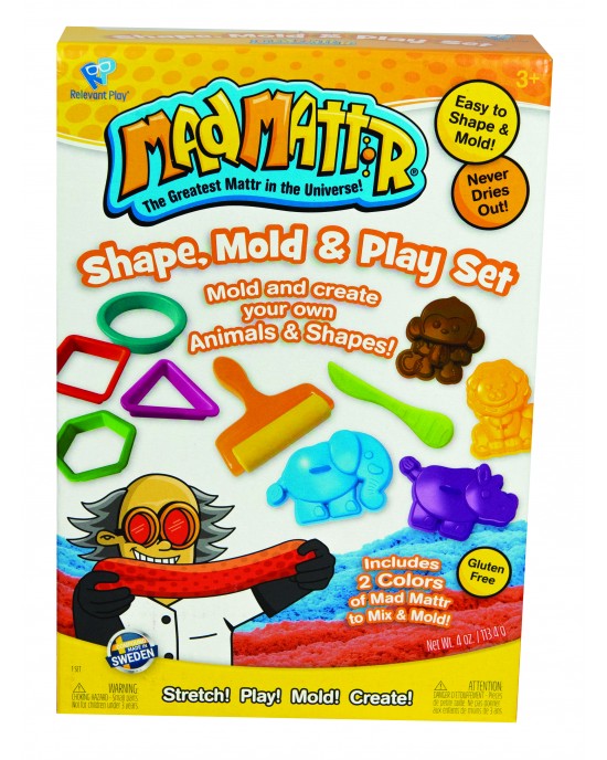 Shape, Mold and Play Activity Set
