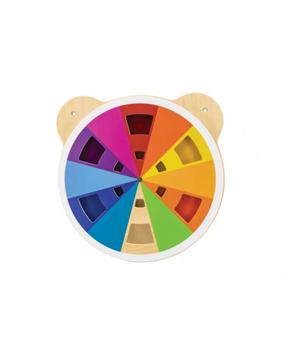 Teddy Bear Manipulation Board Rainbow