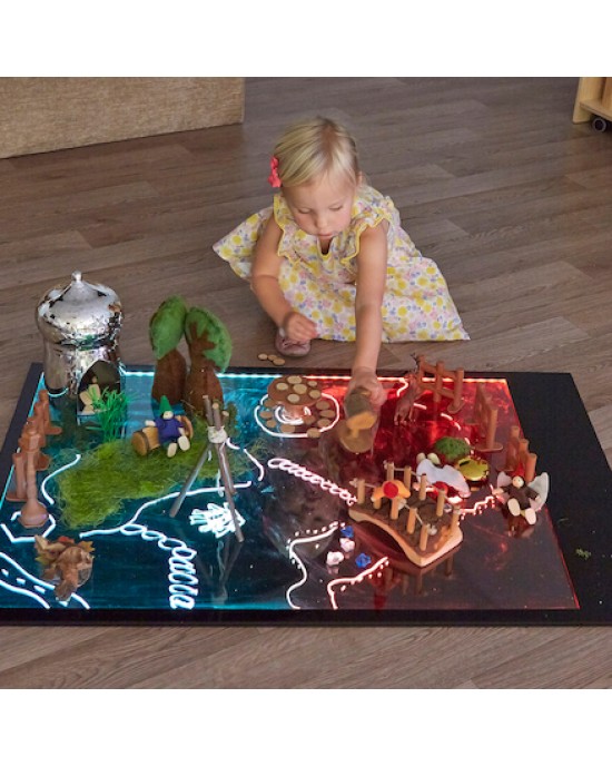 A1-Sized Light-Up Board with 7 Colours and 6 Markers