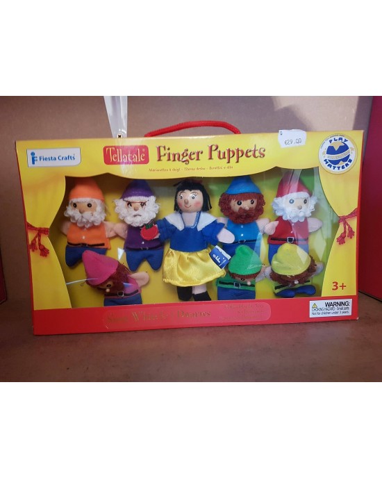 Finger Puppets - Snow White & the 7 dwarves