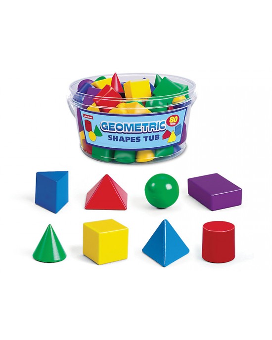 3-D Geometric Shapes Tub