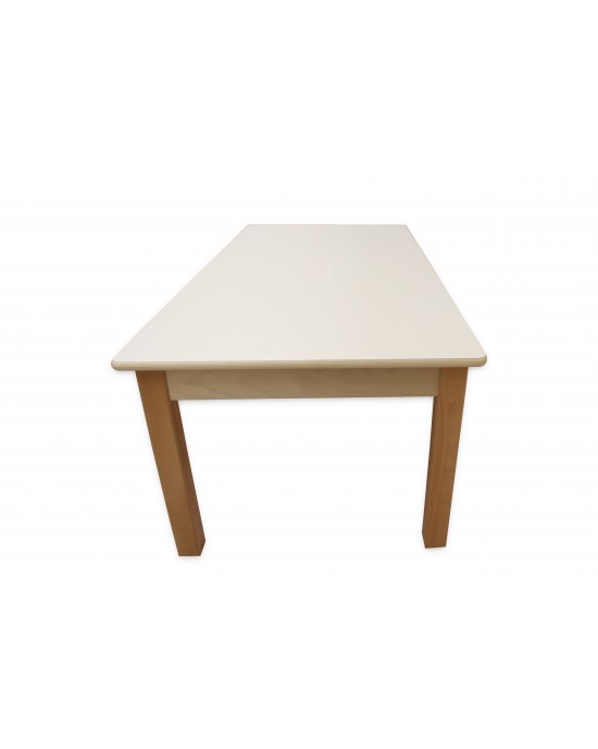 Large Rectangular Birch Table 130cm x 65cm (2 - 3 Years)(Seats 6 Children)