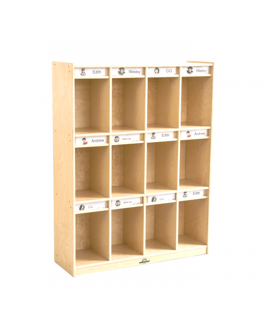12 Cubby Coat and Bag Storage