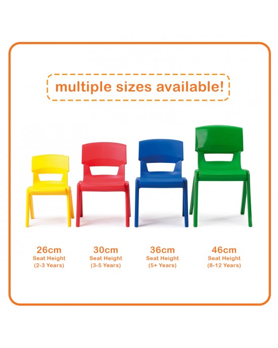 Durabel Rainbow Easy Stack Chair (30cm - 3-5 Years)