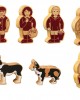 Farm Family Chunky Wooden Figure Set (7 Figures)