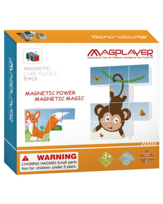 Magschool - 9 Piece Puzzle Cube Kit