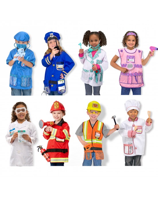 People in Our Community RolePlay Costumes (8 Outfits) (3-5 Years)