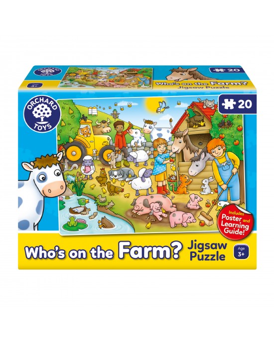 WHO'S ON THE FARM Jigsaw (3+)