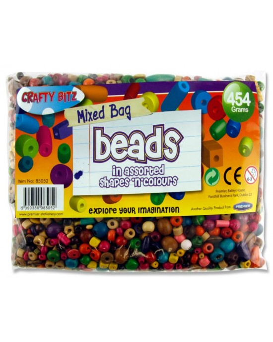 Assorted Wooden Beads Classpack