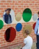 Coloured Circle Mirrors: Indoor & Outdoor Decor