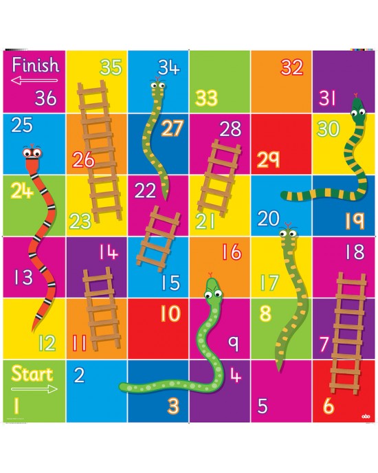 Snakes and Ladders Bee-Bot® Mat: Learning Made Fun