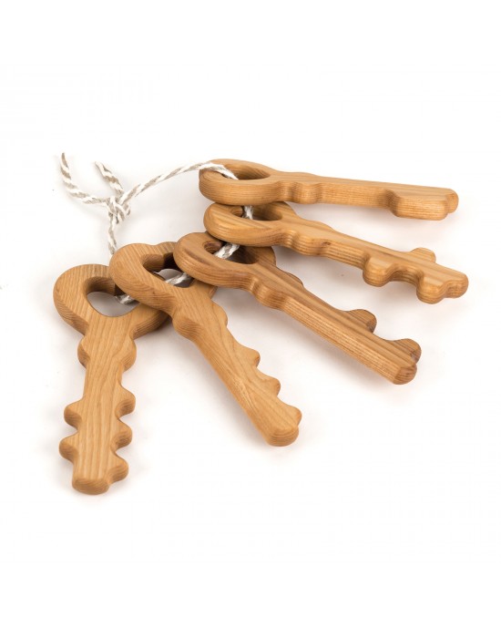 Baby Chunky Wooden Key Set