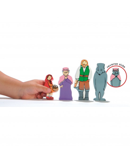Red Riding Hood Wooden Characters