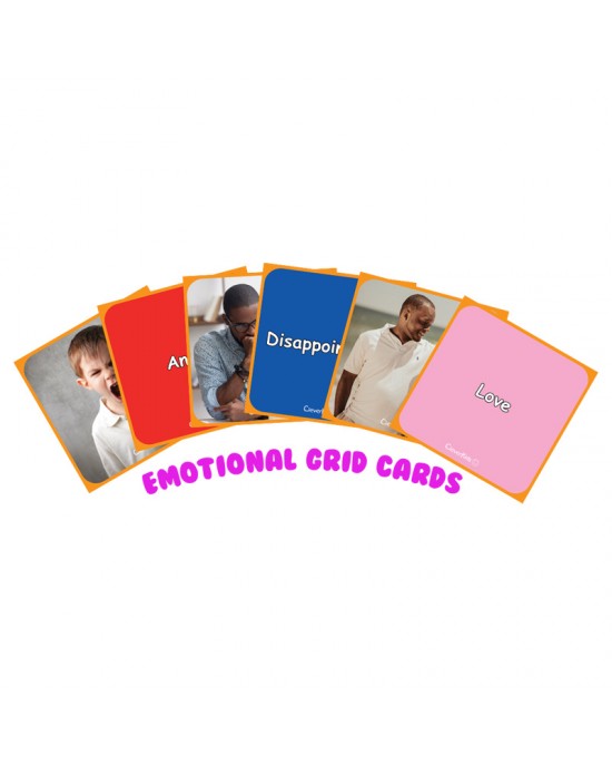Buzzing With Bee-Bot Grid Cards - Emotions 