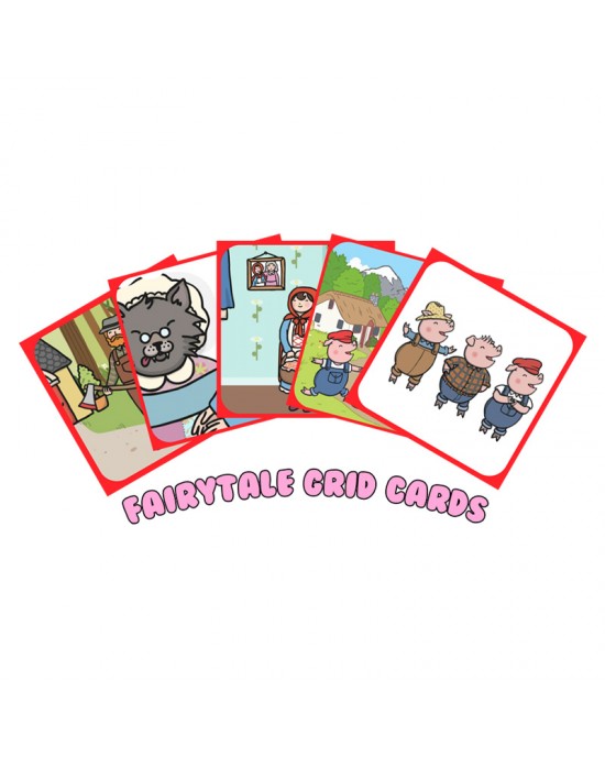 Buzzing With Bee-Bot Grid Cards - Fairy Tale 